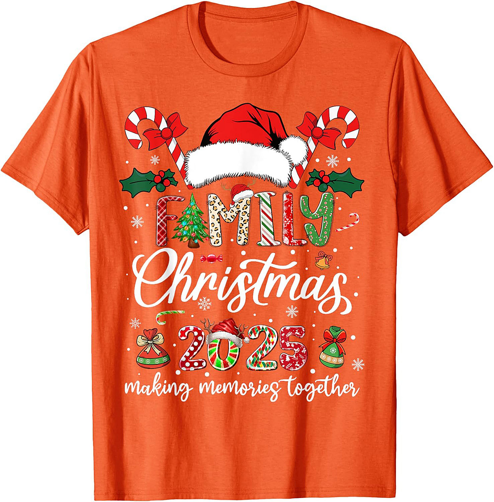 Family Christmas 2025 Graphic Tee Unisex Shirt