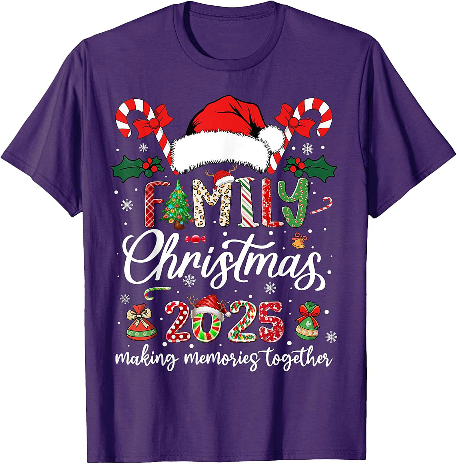 Family Christmas 2025 Graphic Tee Unisex Shirt