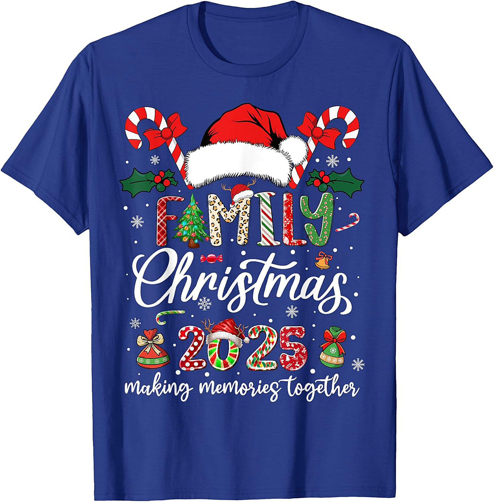 Family Christmas 2025 Graphic Tee Unisex Shirt
