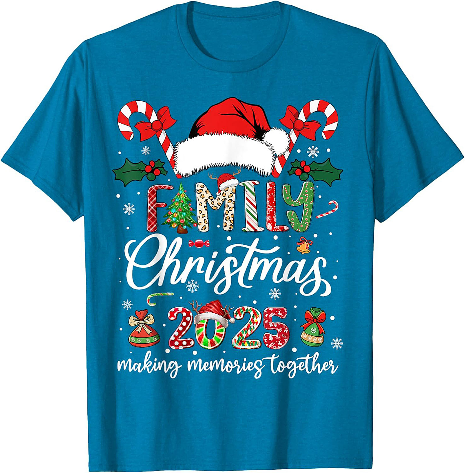 Family Christmas 2025 Graphic Tee Unisex Shirt