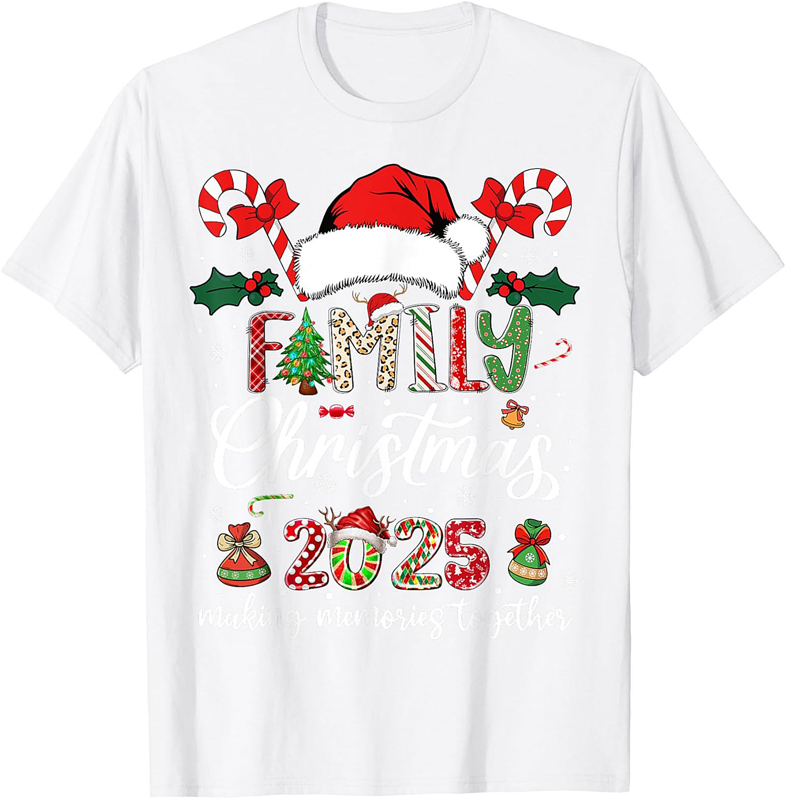 Family Christmas 2025 Graphic Tee Unisex Shirt