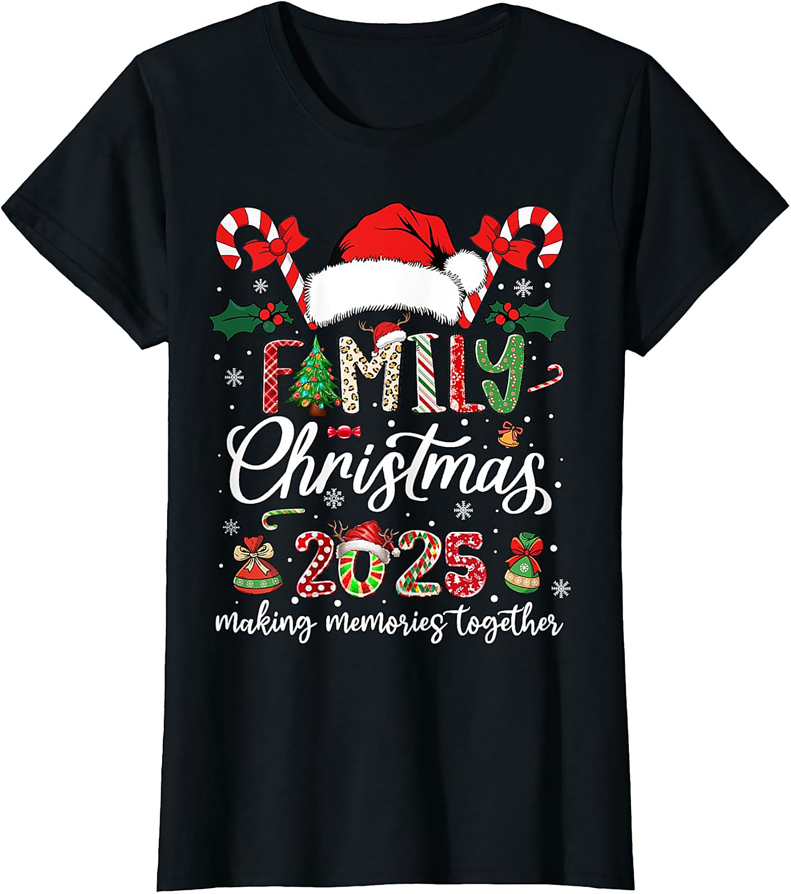 Family Christmas 2025 Graphic Tee Unisex Shirt