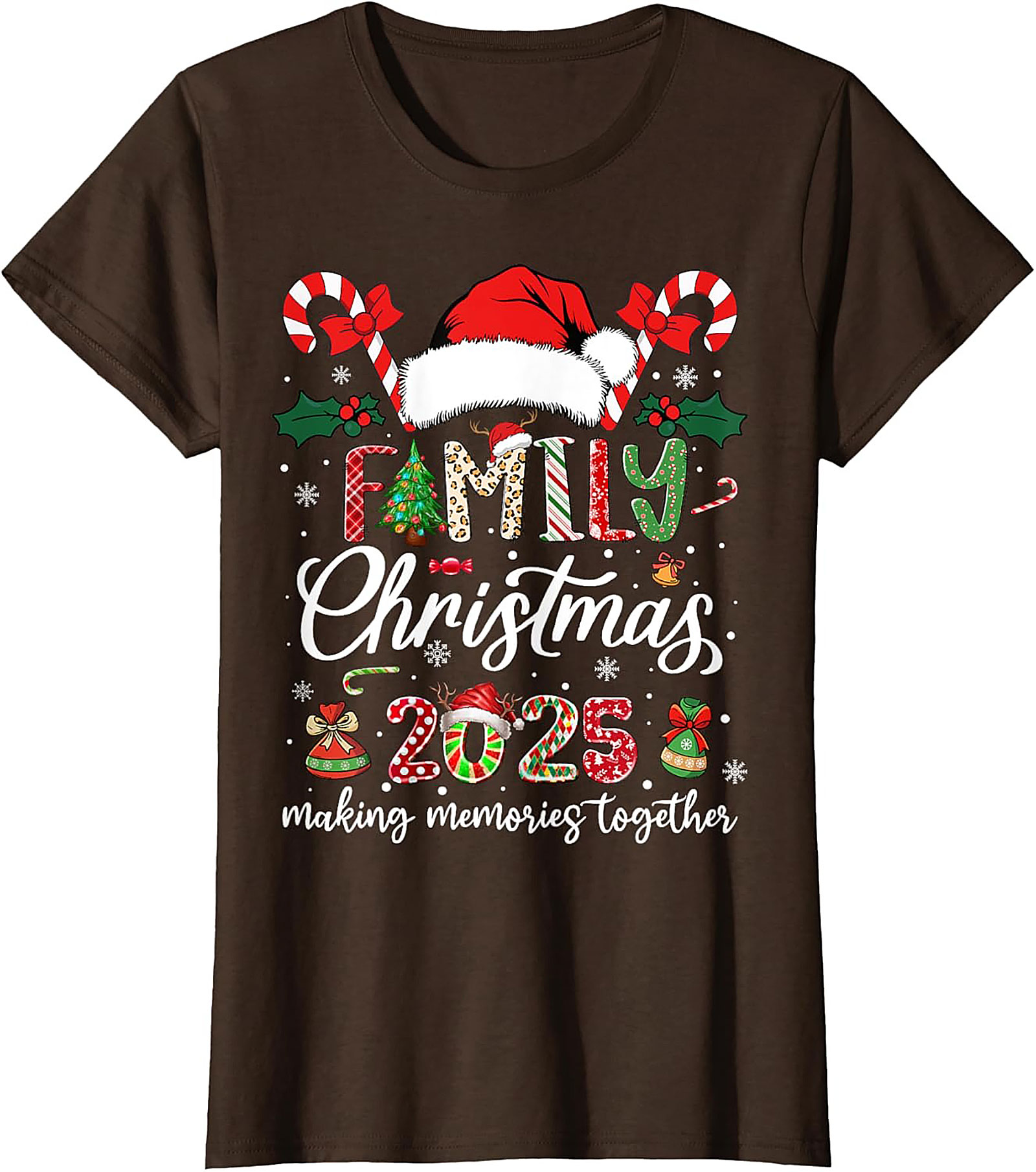 Family Christmas 2025 Graphic Tee Unisex Shirt