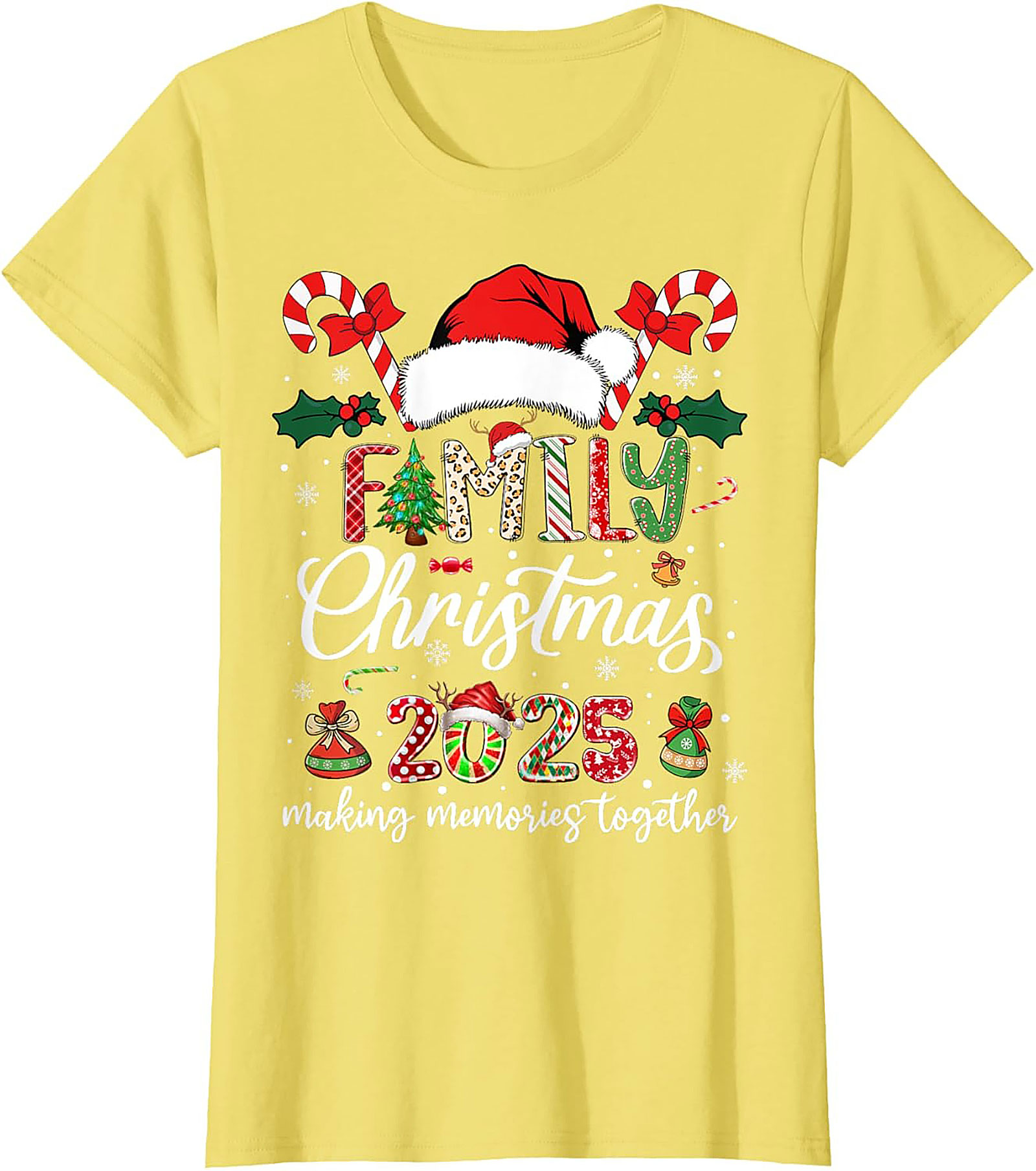 Family Christmas 2025 Graphic Tee Unisex Shirt