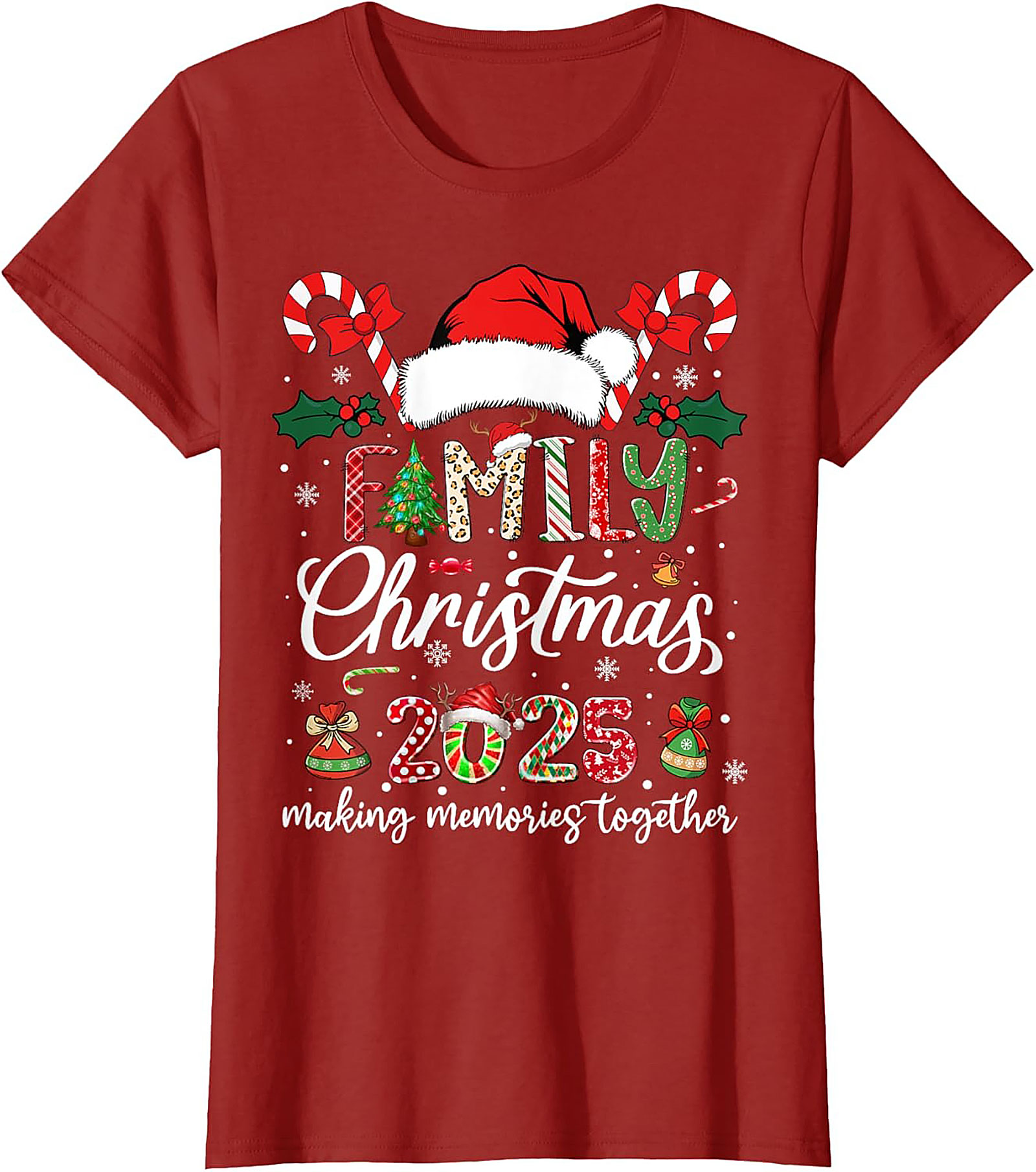 Family Christmas 2025 Graphic Tee Unisex Shirt