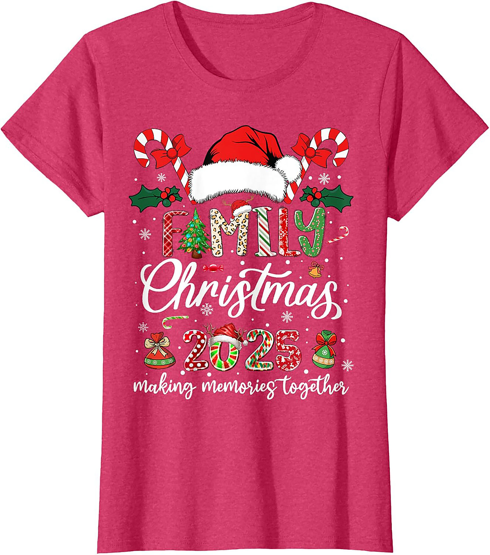 Family Christmas 2025 Graphic Tee Unisex Shirt
