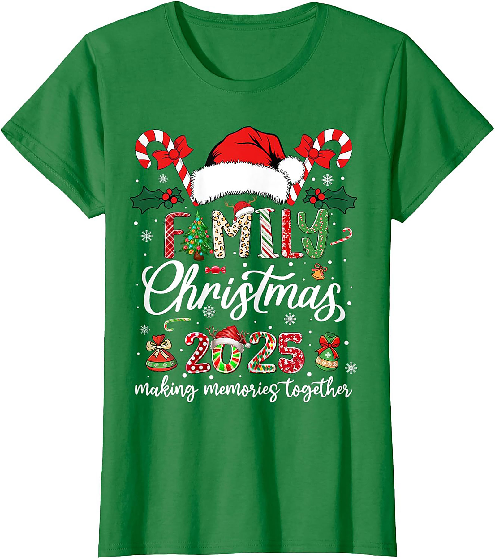 Family Christmas 2025 Graphic Tee Unisex Shirt