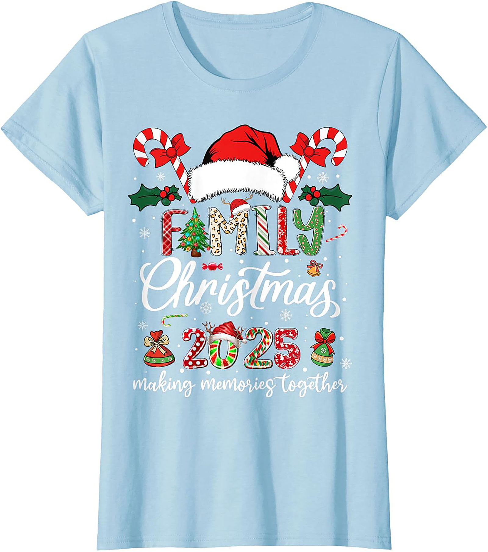 Family Christmas 2025 Graphic Tee Unisex Shirt