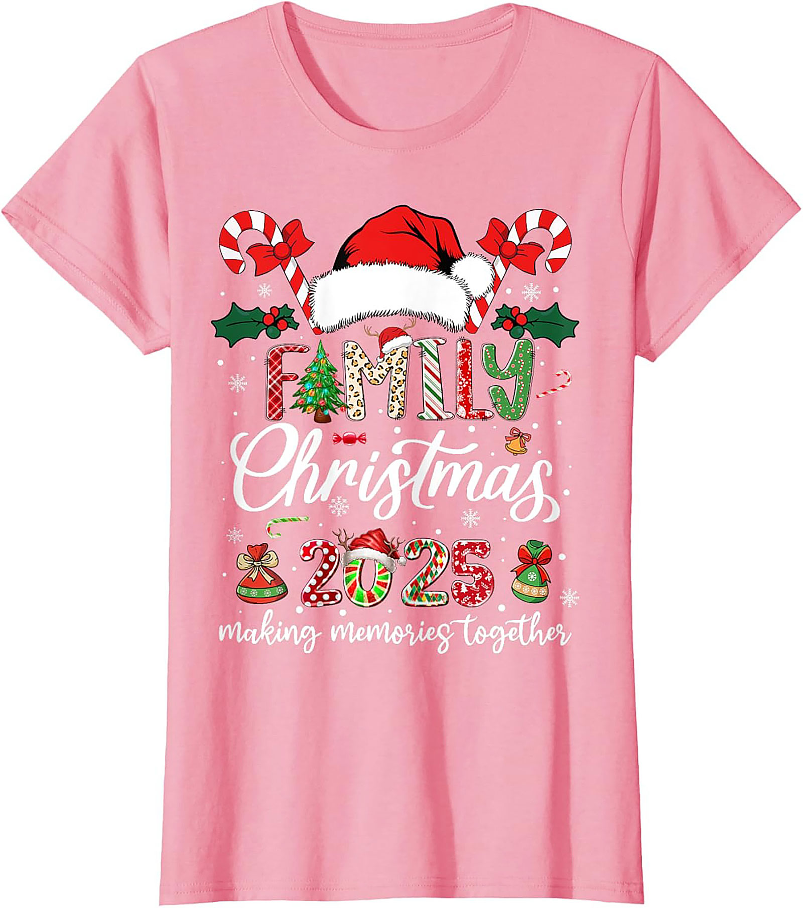 Family Christmas 2025 Graphic Tee Unisex Shirt