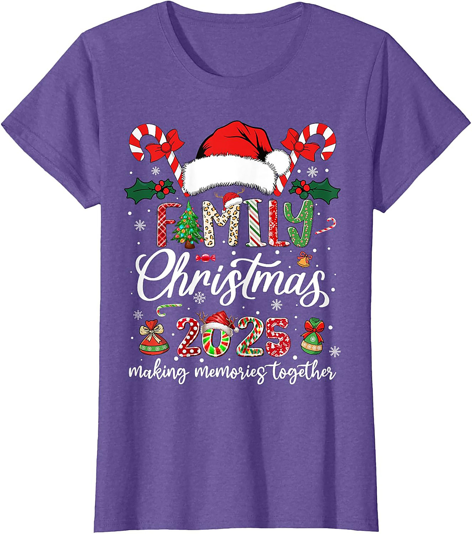 Family Christmas 2025 Graphic Tee Unisex Shirt