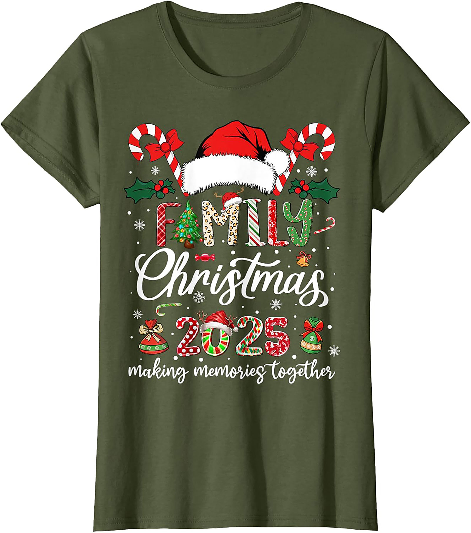 Family Christmas 2025 Graphic Tee Unisex Shirt