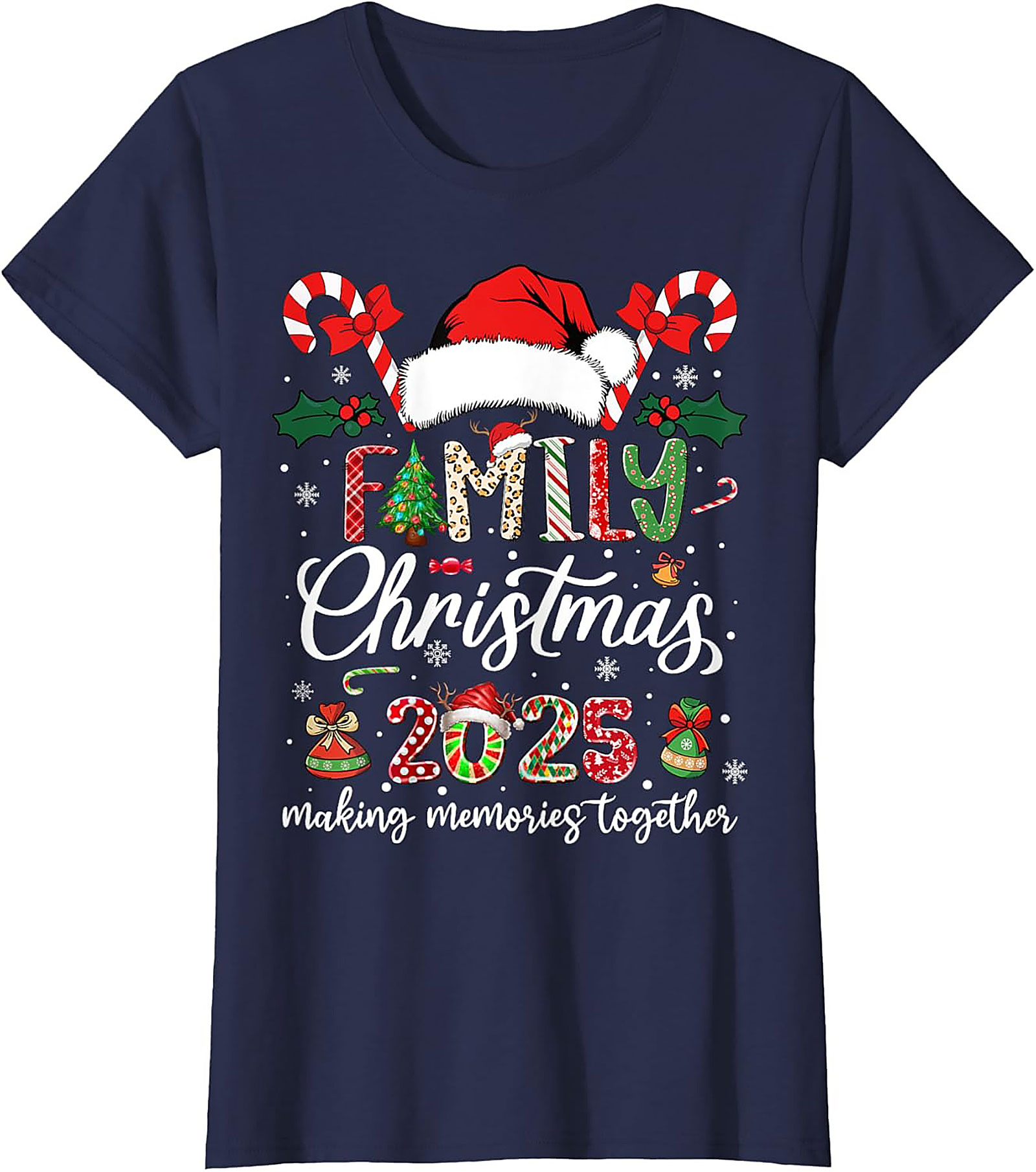 Family Christmas 2025 Graphic Tee Unisex Shirt