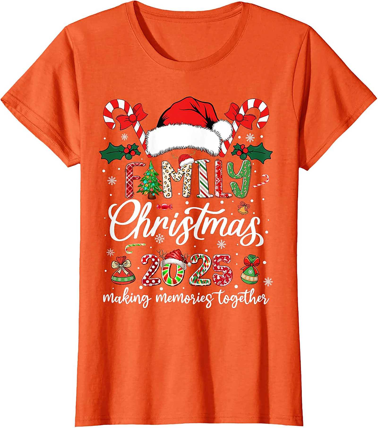 Family Christmas 2025 Graphic Tee Unisex Shirt