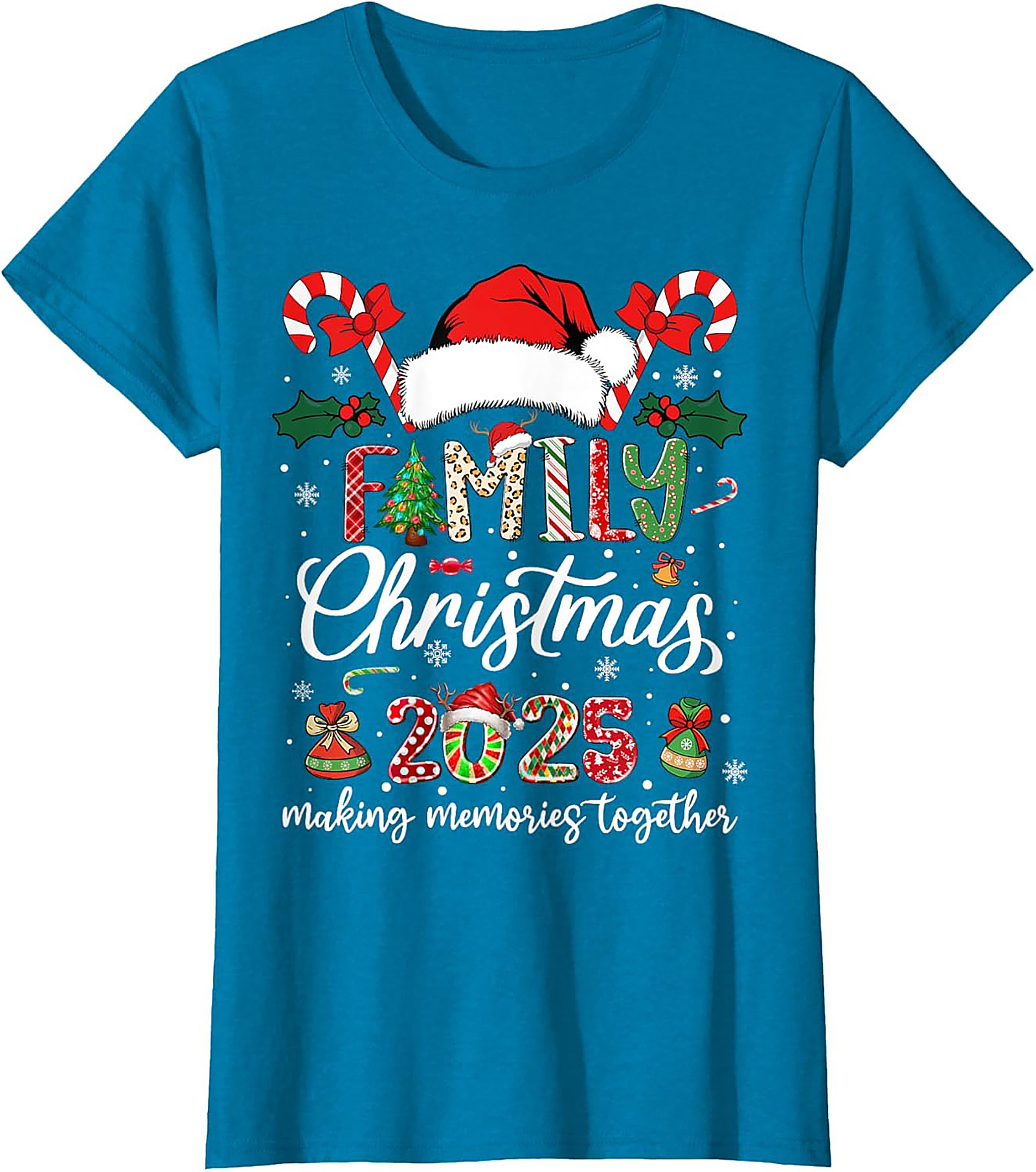 Family Christmas 2025 Graphic Tee Unisex Shirt