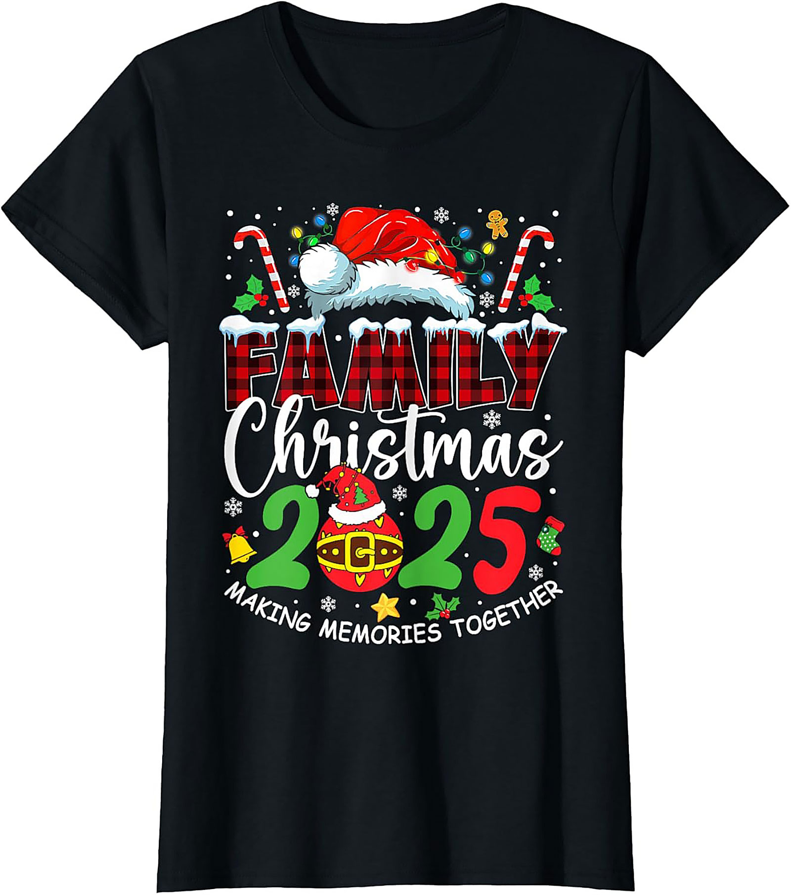 Family Christmas 2025 T-Shirt Matching Holiday Graphic Tee