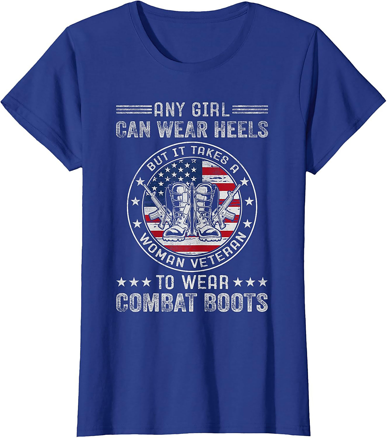 Woman Veteran T-shirt | Combat Boots Graphic Tee | Gift