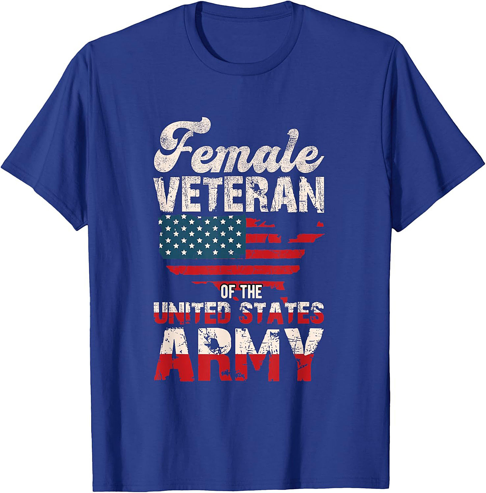 Female Veteran US Army T-Shirt | Patriotic Military Tee