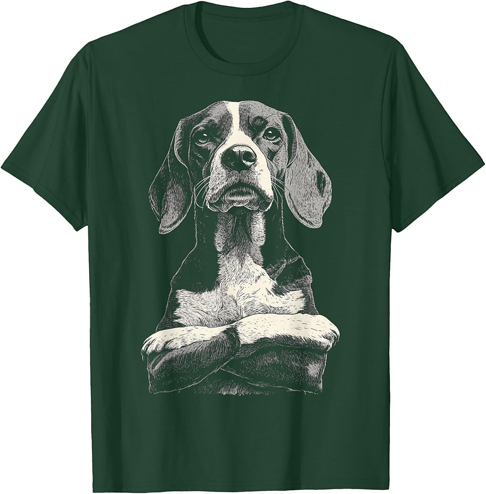 The Grumpy Beagle Dog Graphic Tee | Judgy Hound Unisex Shirt