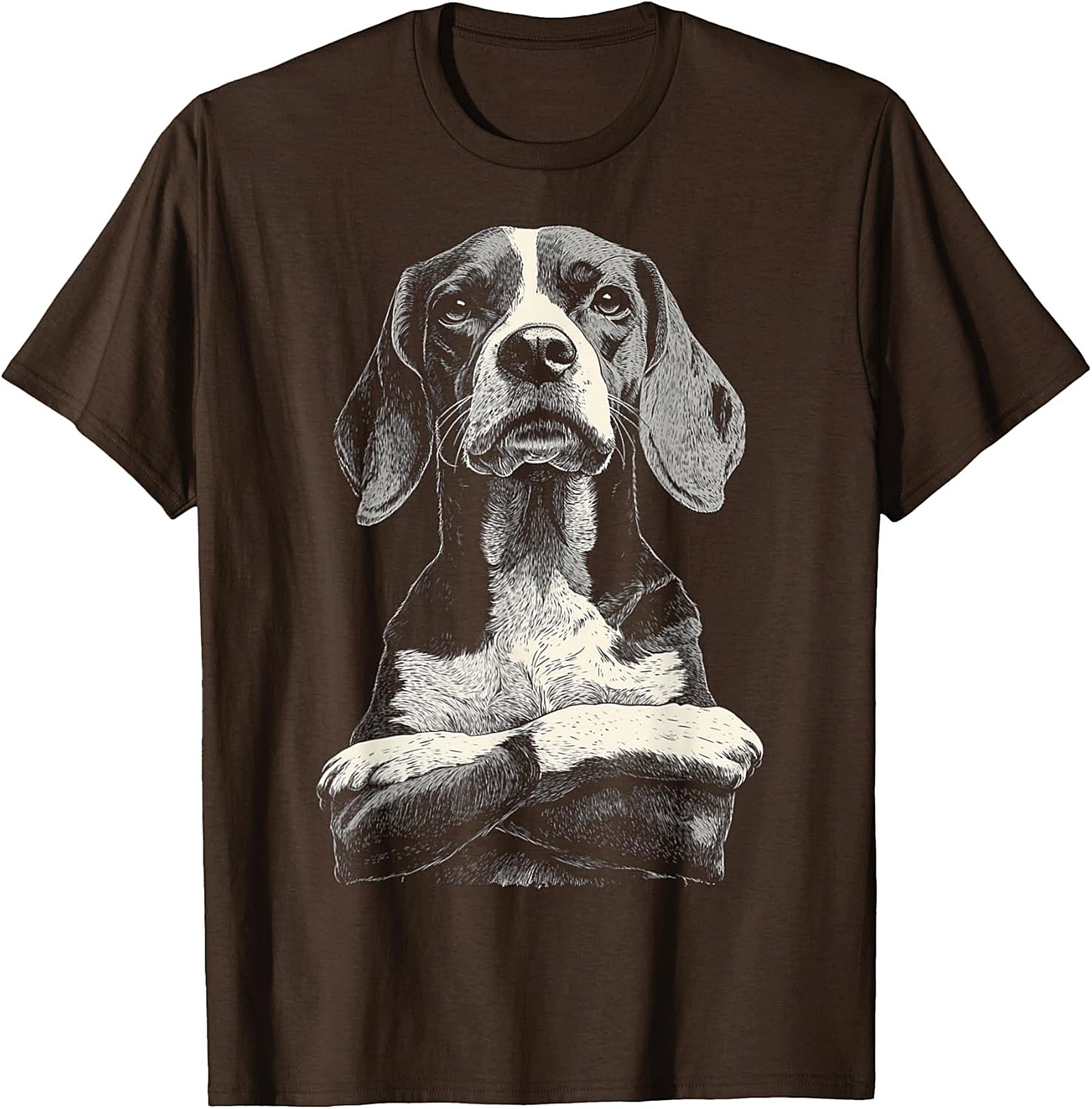 The Grumpy Beagle Dog Graphic Tee | Judgy Hound Unisex Shirt