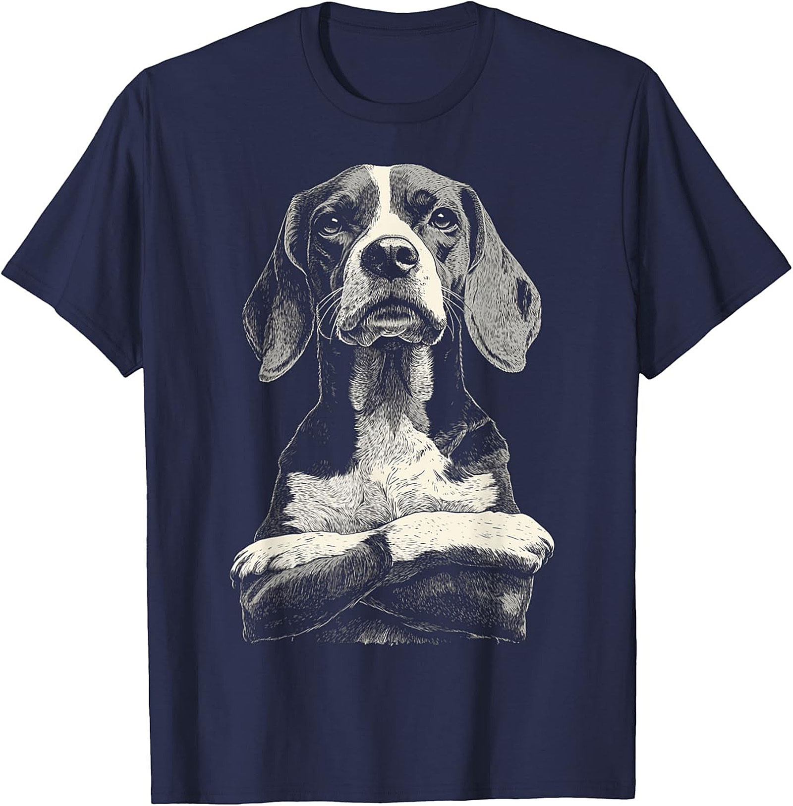The Grumpy Beagle Dog Graphic Tee | Judgy Hound Unisex Shirt