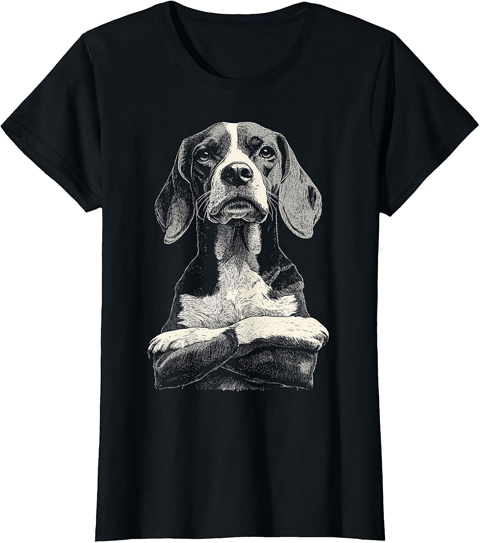 The Grumpy Beagle Dog Graphic Tee | Judgy Hound Unisex Shirt