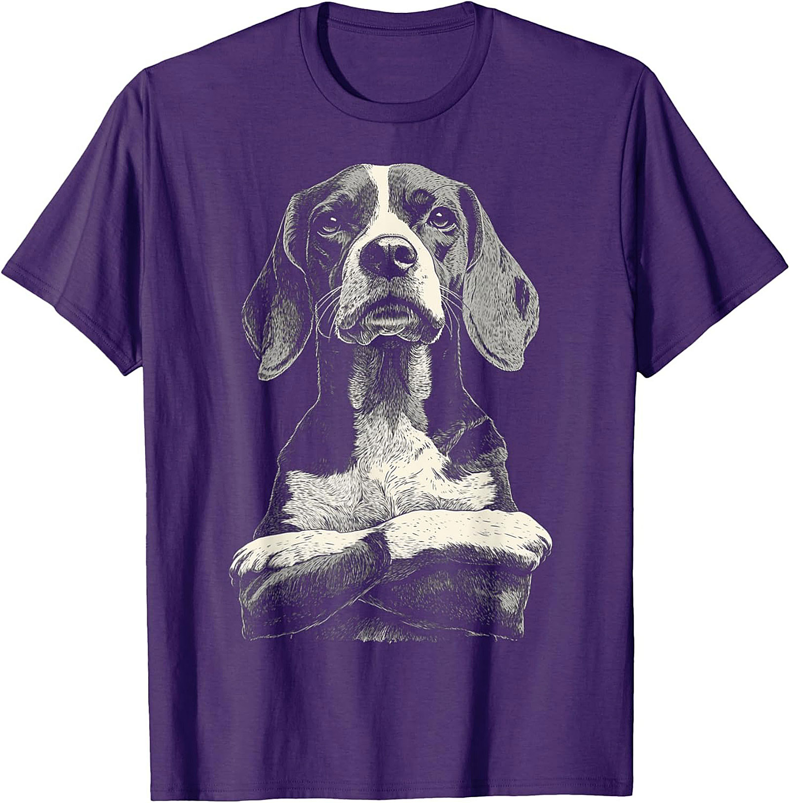 The Grumpy Beagle Dog Graphic Tee | Judgy Hound Unisex Shirt