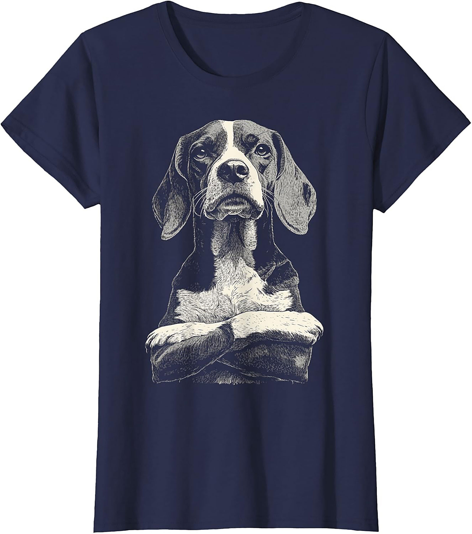 The Grumpy Beagle Dog Graphic Tee | Judgy Hound Unisex Shirt