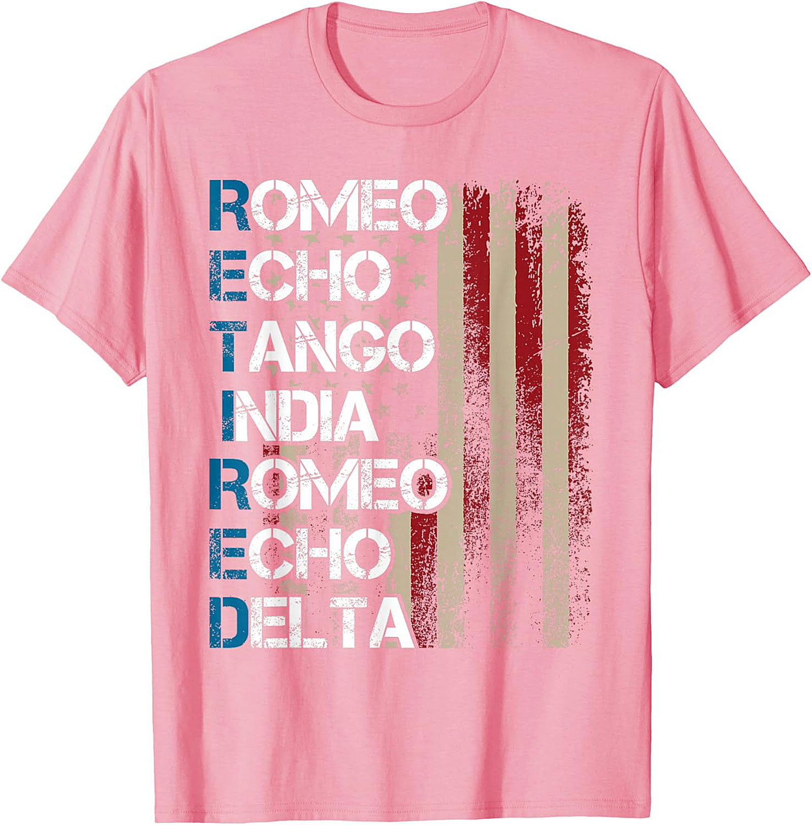 Retired Phonetic Alphabet T-Shirt | Veteran Graphic Tee