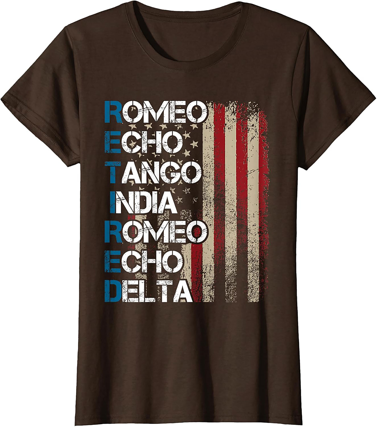 Retired Phonetic Alphabet T-Shirt | Veteran Graphic Tee