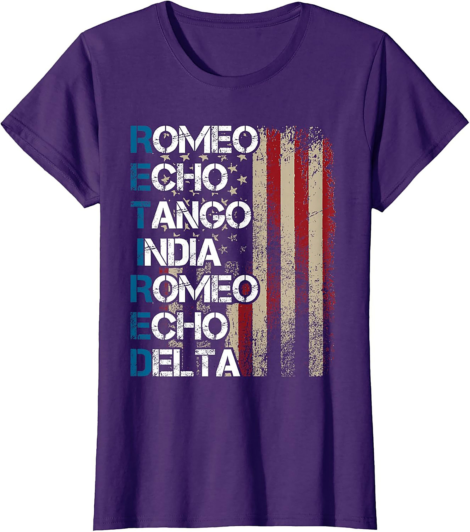 Retired Phonetic Alphabet T-Shirt | Veteran Graphic Tee