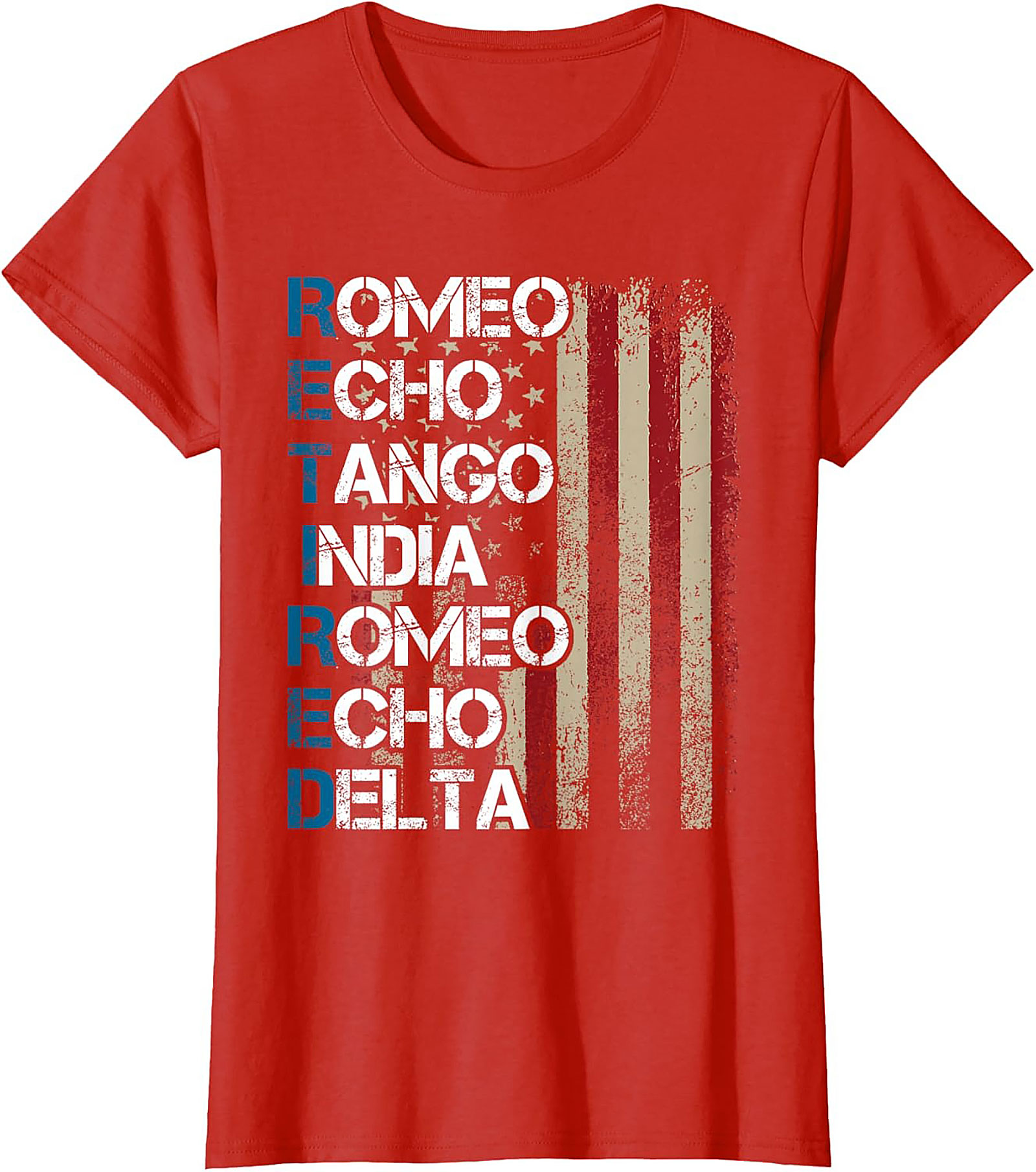 Retired Phonetic Alphabet T-Shirt | Veteran Graphic Tee