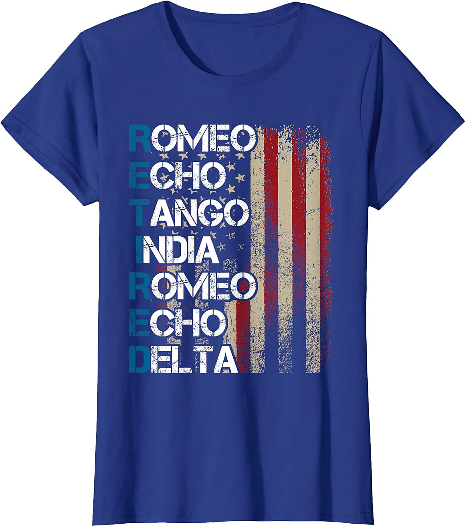 Retired Phonetic Alphabet T-Shirt | Veteran Graphic Tee