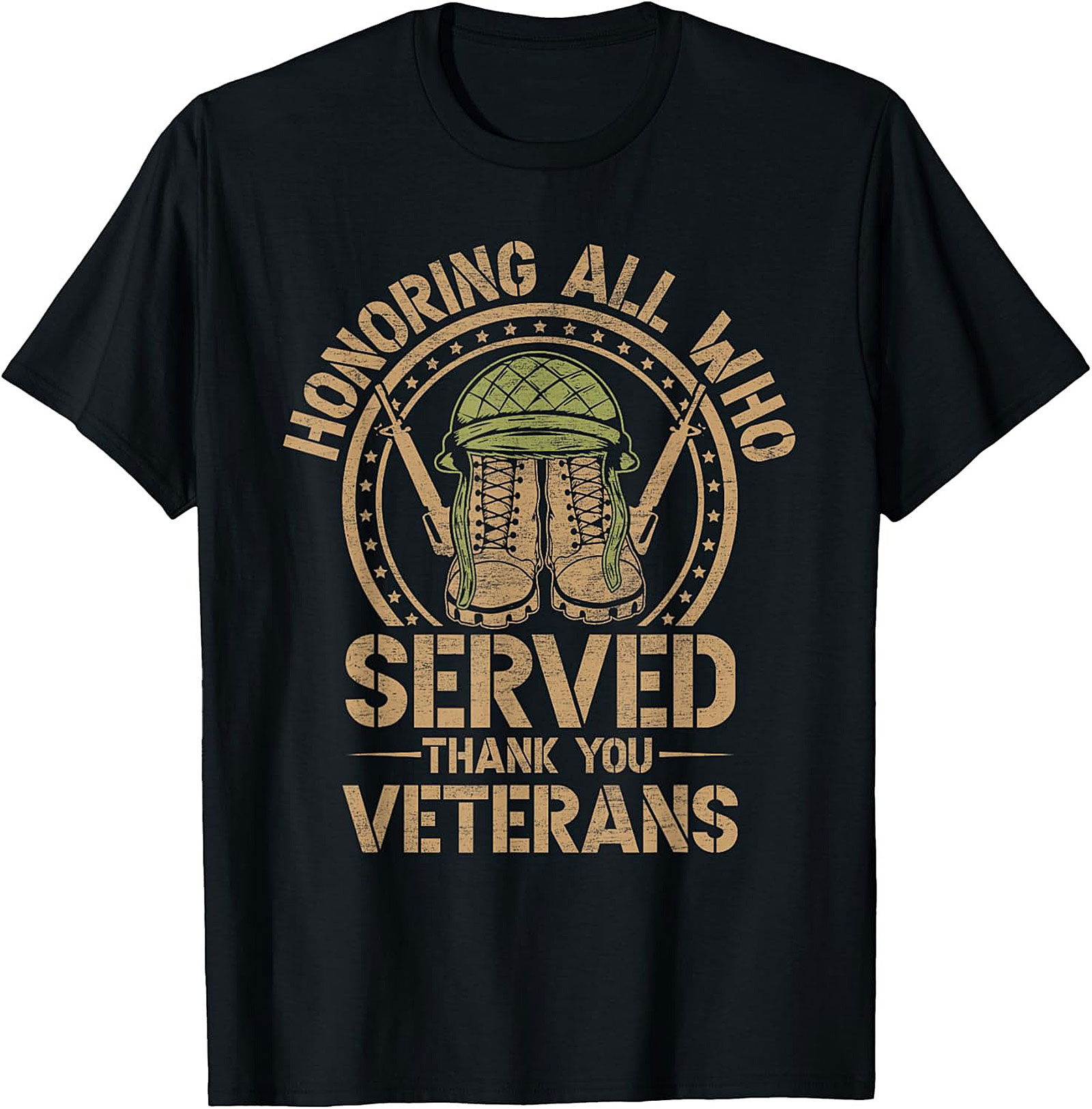 Thank You Veterans Graphic Tee | Military Appreciation Shirt
