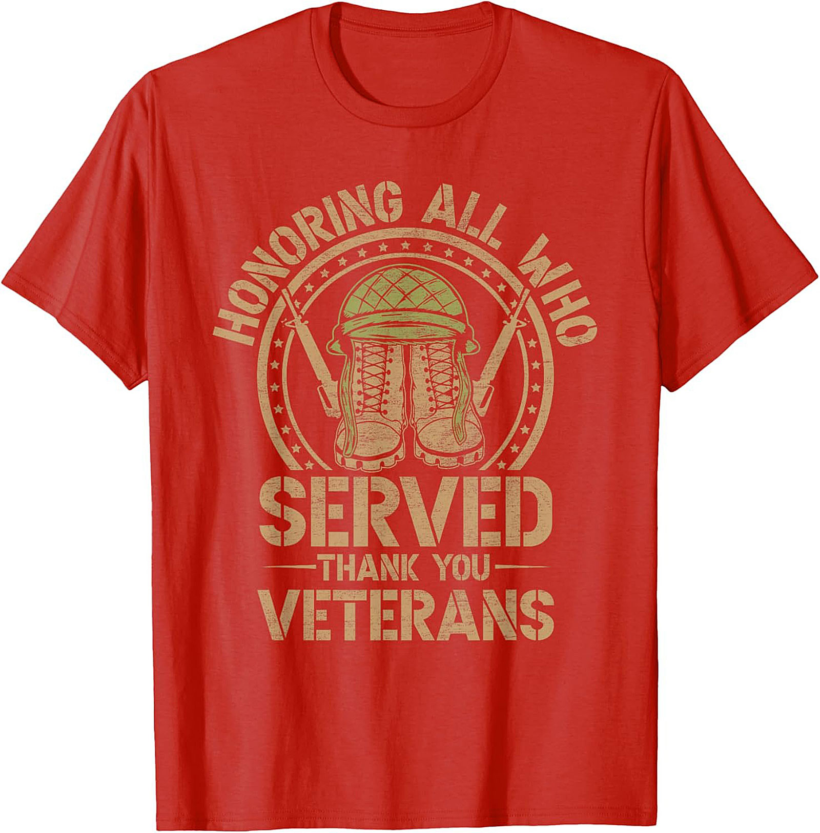 Thank You Veterans Graphic Tee | Military Appreciation Shirt