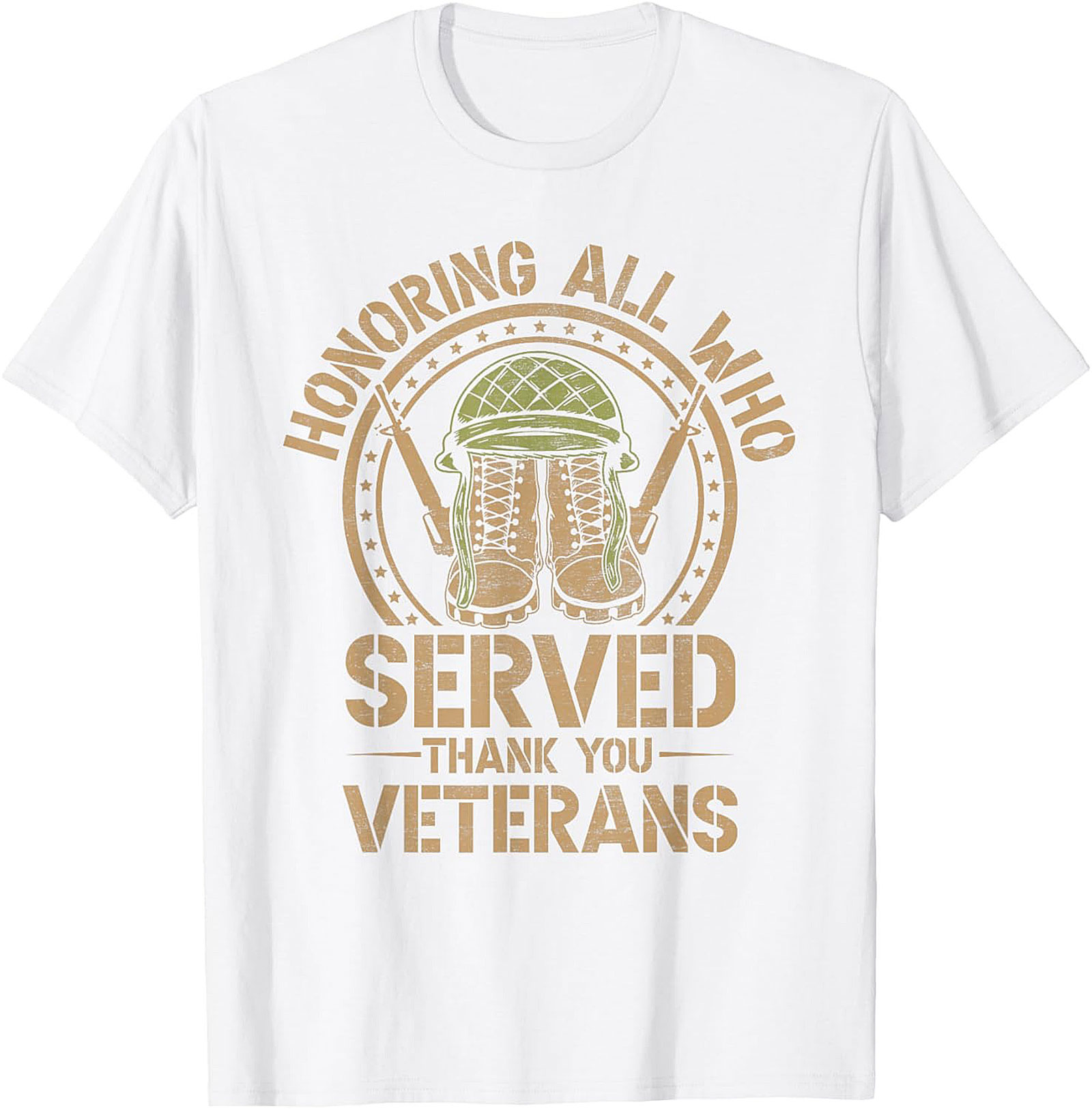 Thank You Veterans Graphic Tee | Military Appreciation Shirt