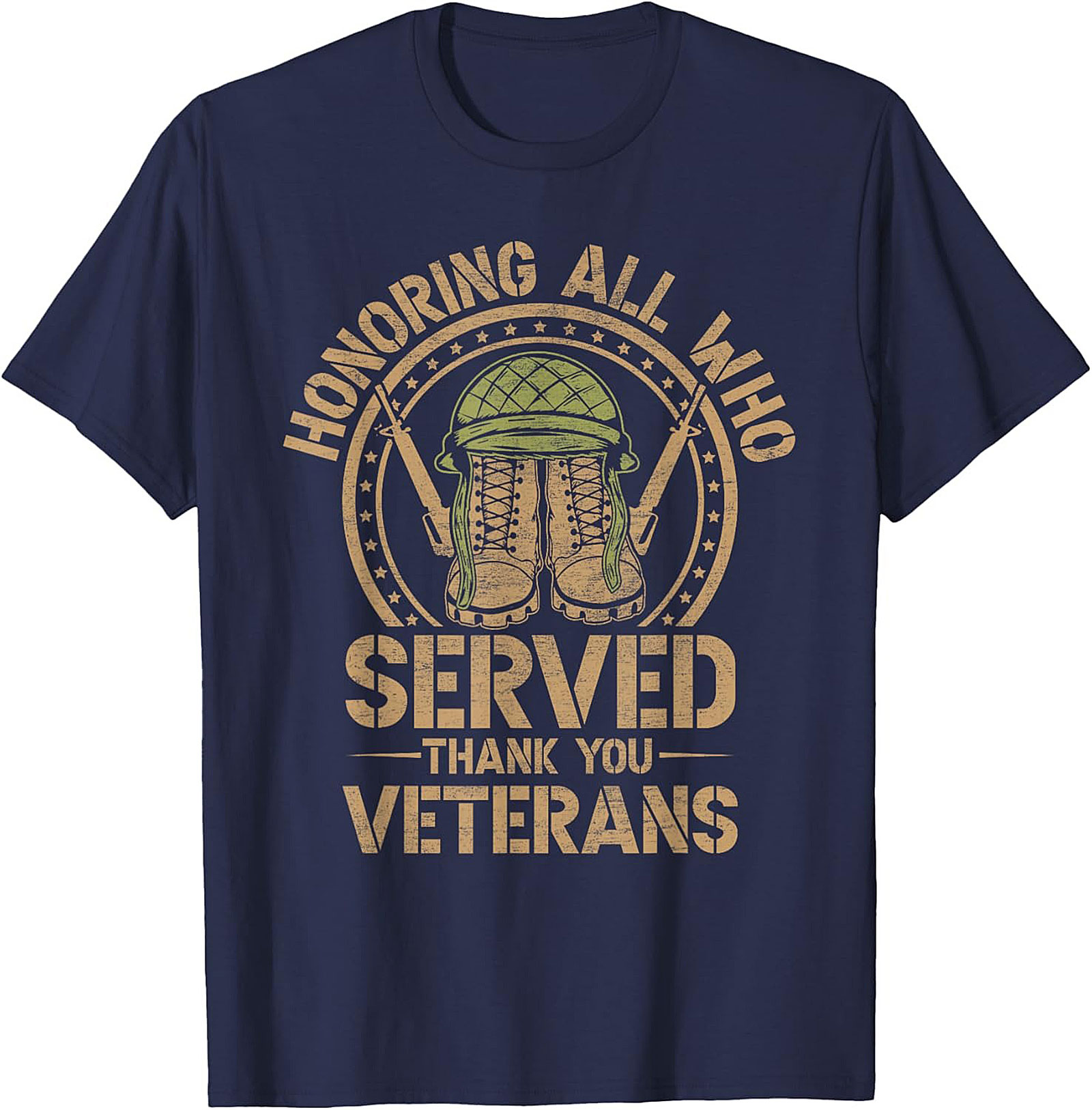 Thank You Veterans Graphic Tee | Military Appreciation Shirt