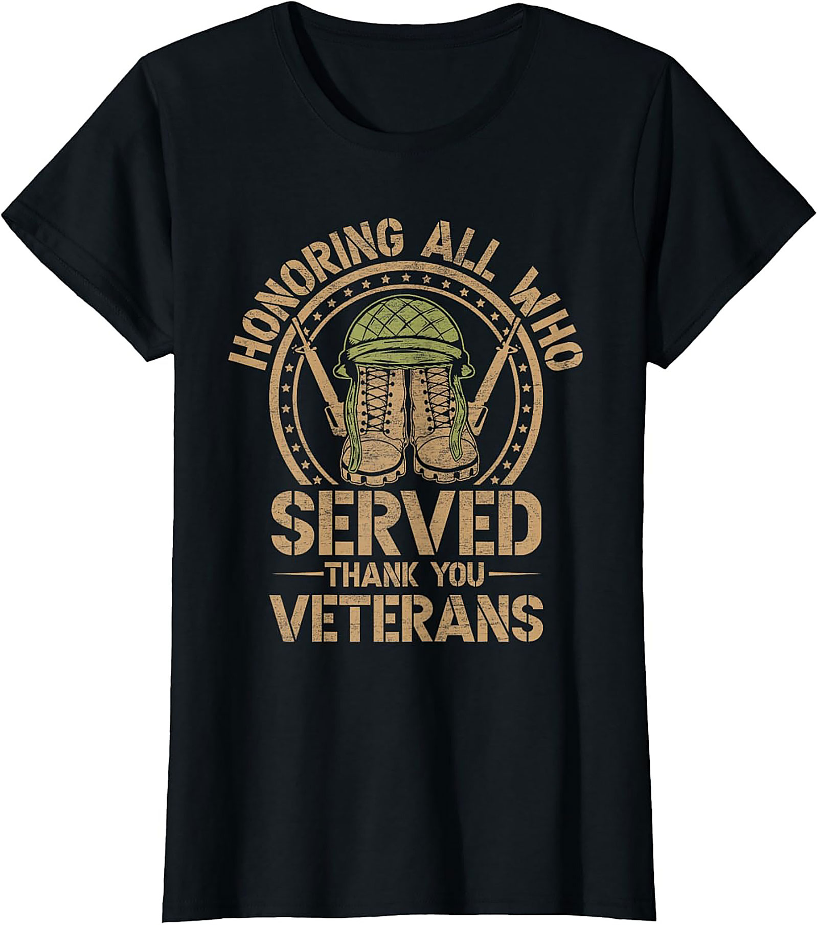 Thank You Veterans Graphic Tee | Military Appreciation Shirt