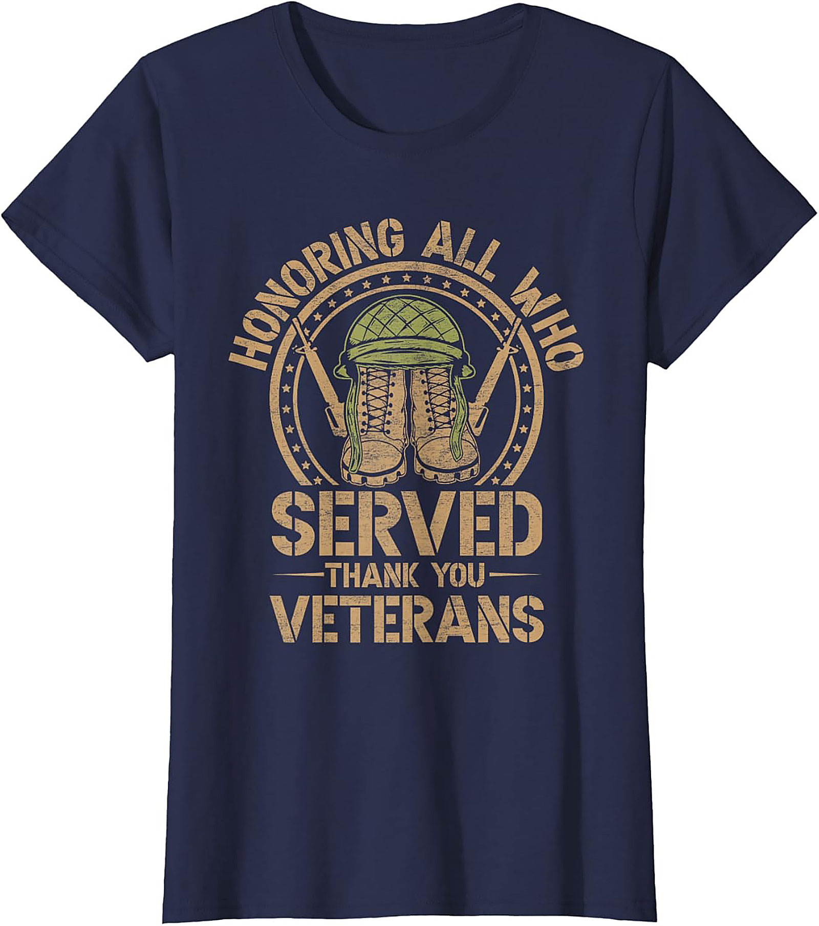 Thank You Veterans Graphic Tee | Military Appreciation Shirt