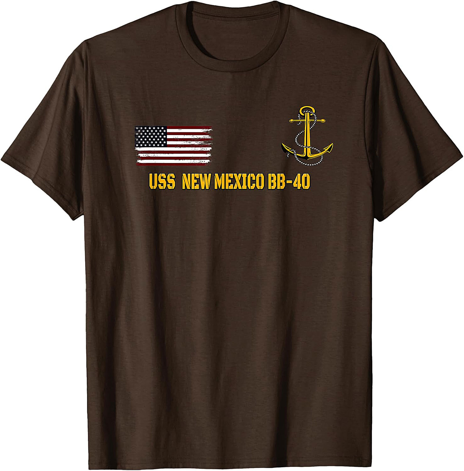 USS New Mexico BB-40 Graphic Tee | Navy Battleship Shirt