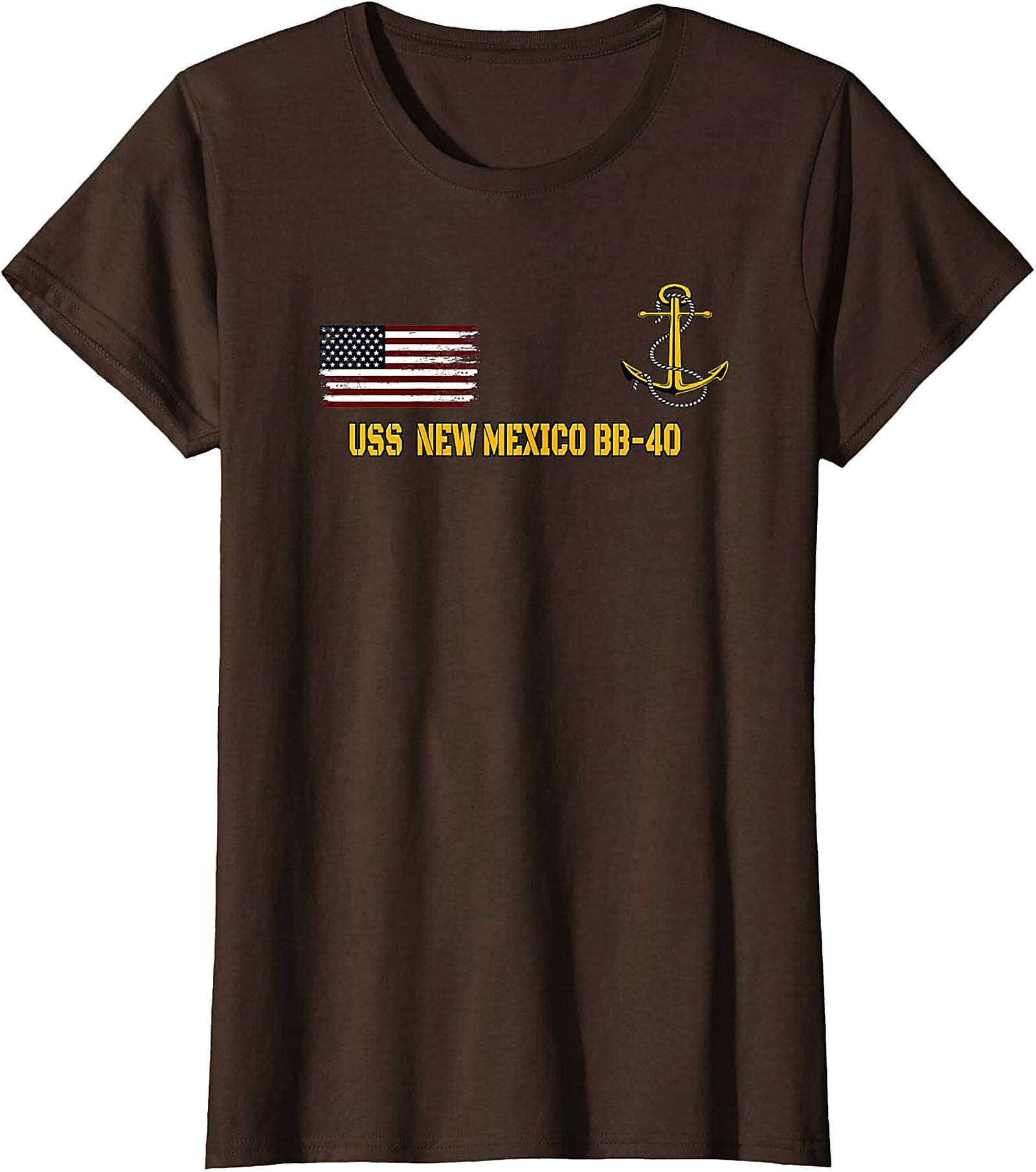 USS New Mexico BB-40 Graphic Tee | Navy Battleship Shirt