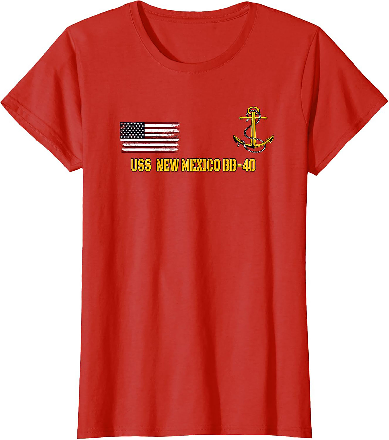 USS New Mexico BB-40 Graphic Tee | Navy Battleship Shirt