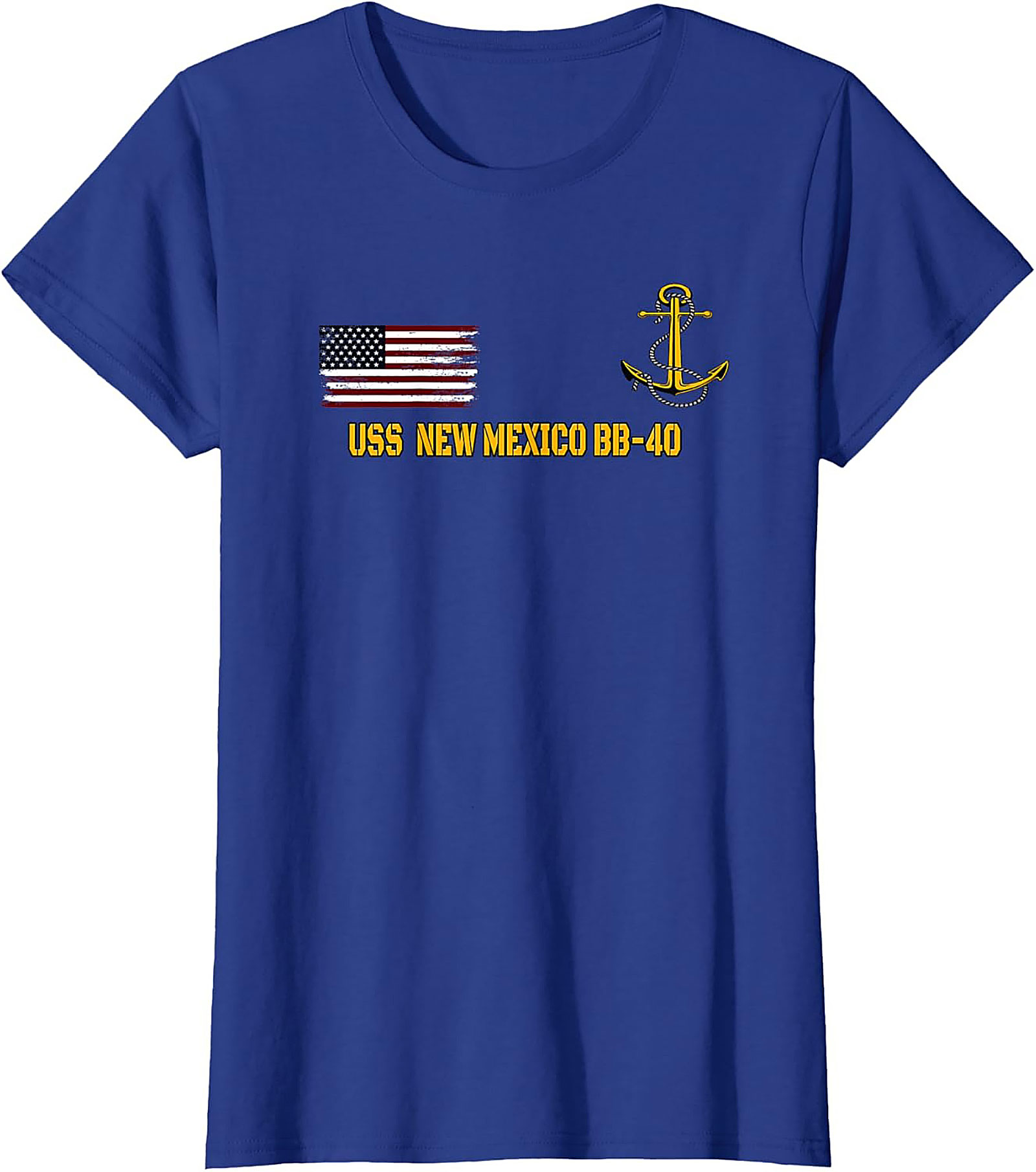 USS New Mexico BB-40 Graphic Tee | Navy Battleship Shirt