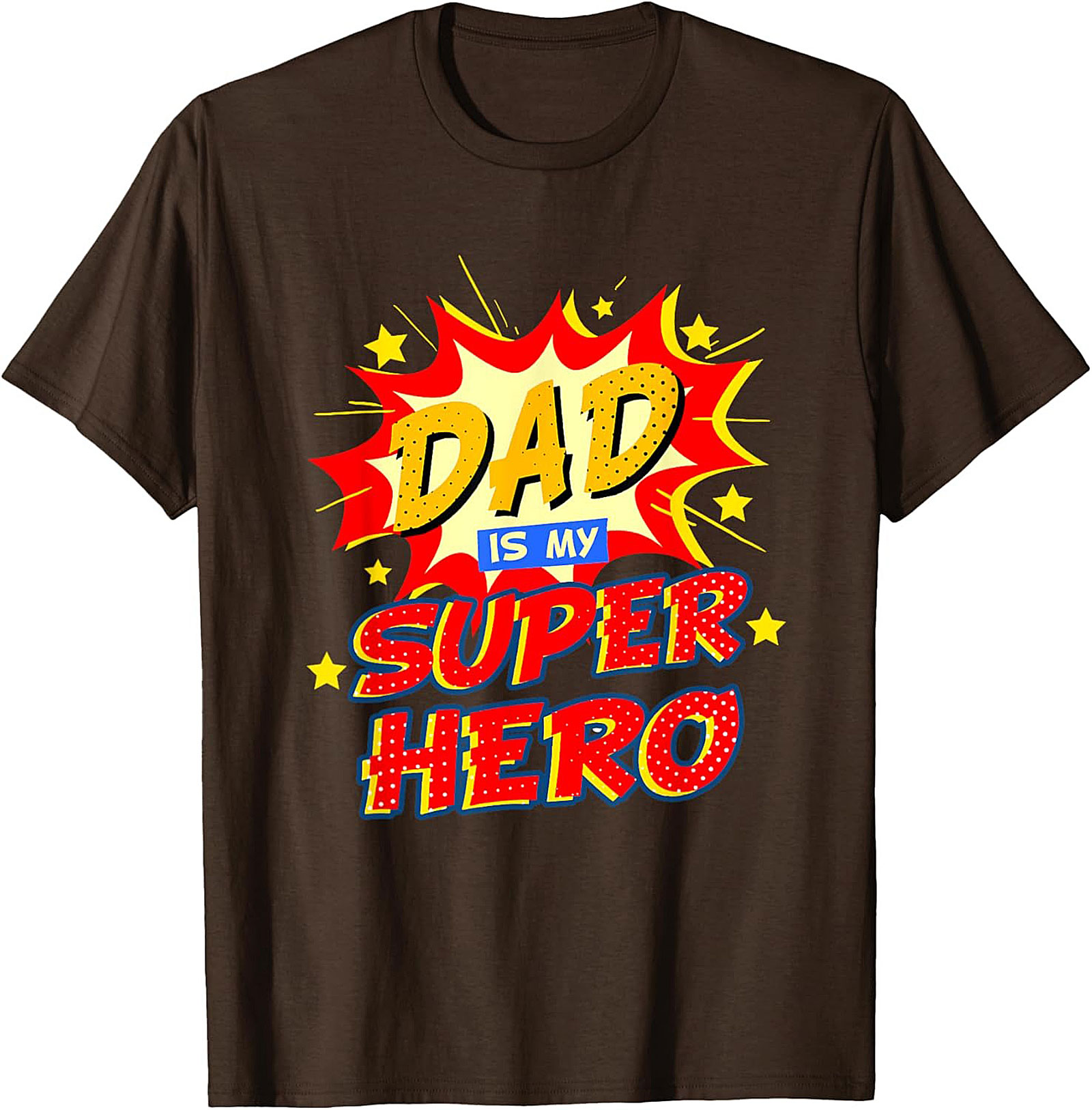 Dad Superhero Graphic Tee  Funny Father's Day Shirt Gift