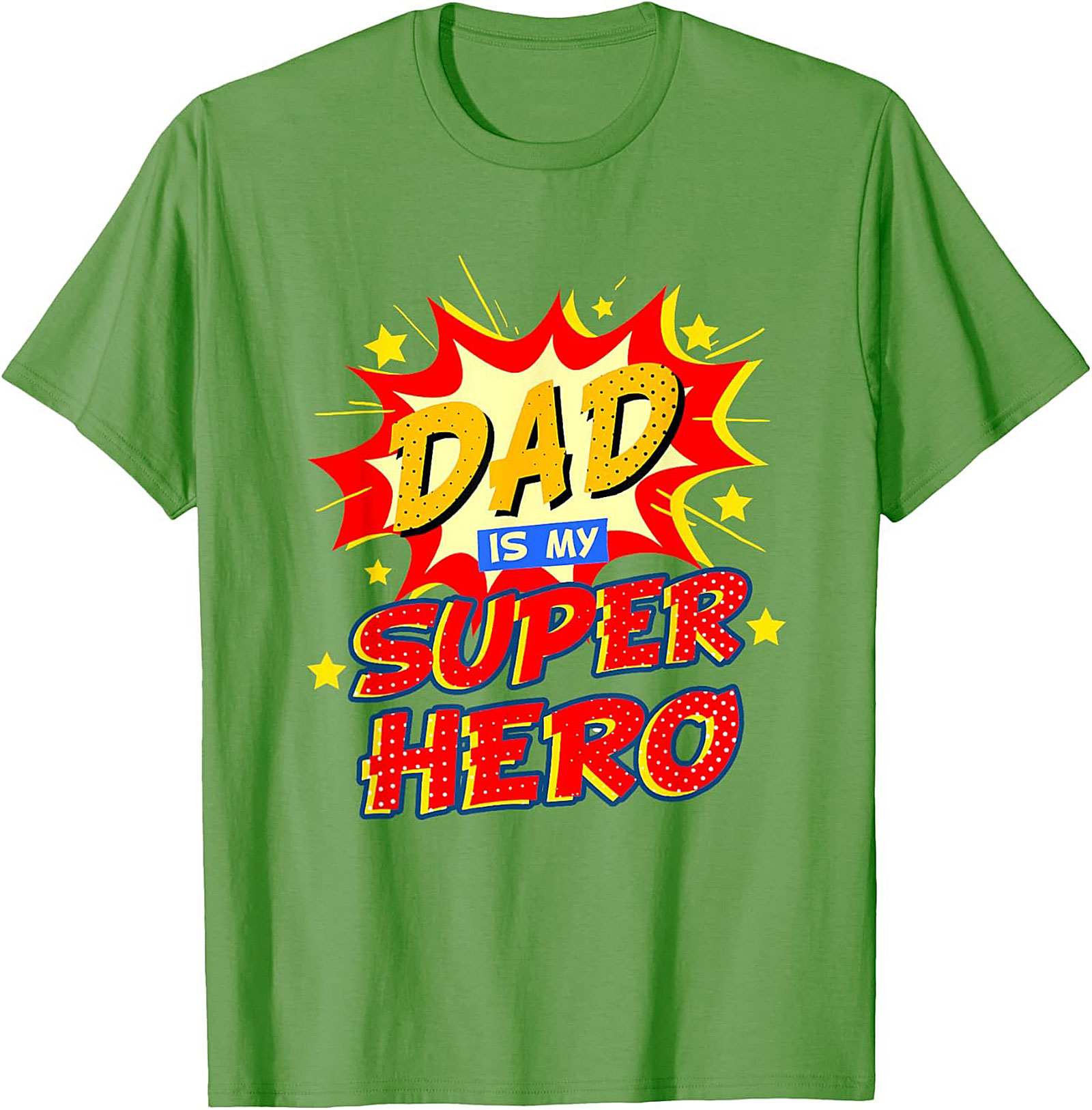 Dad Superhero Graphic Tee  Funny Father's Day Shirt Gift