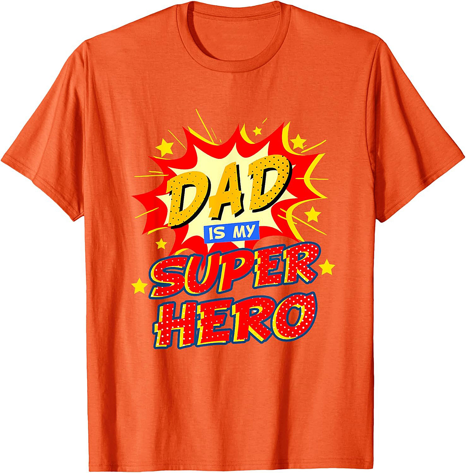 Dad Superhero Graphic Tee  Funny Father's Day Shirt Gift
