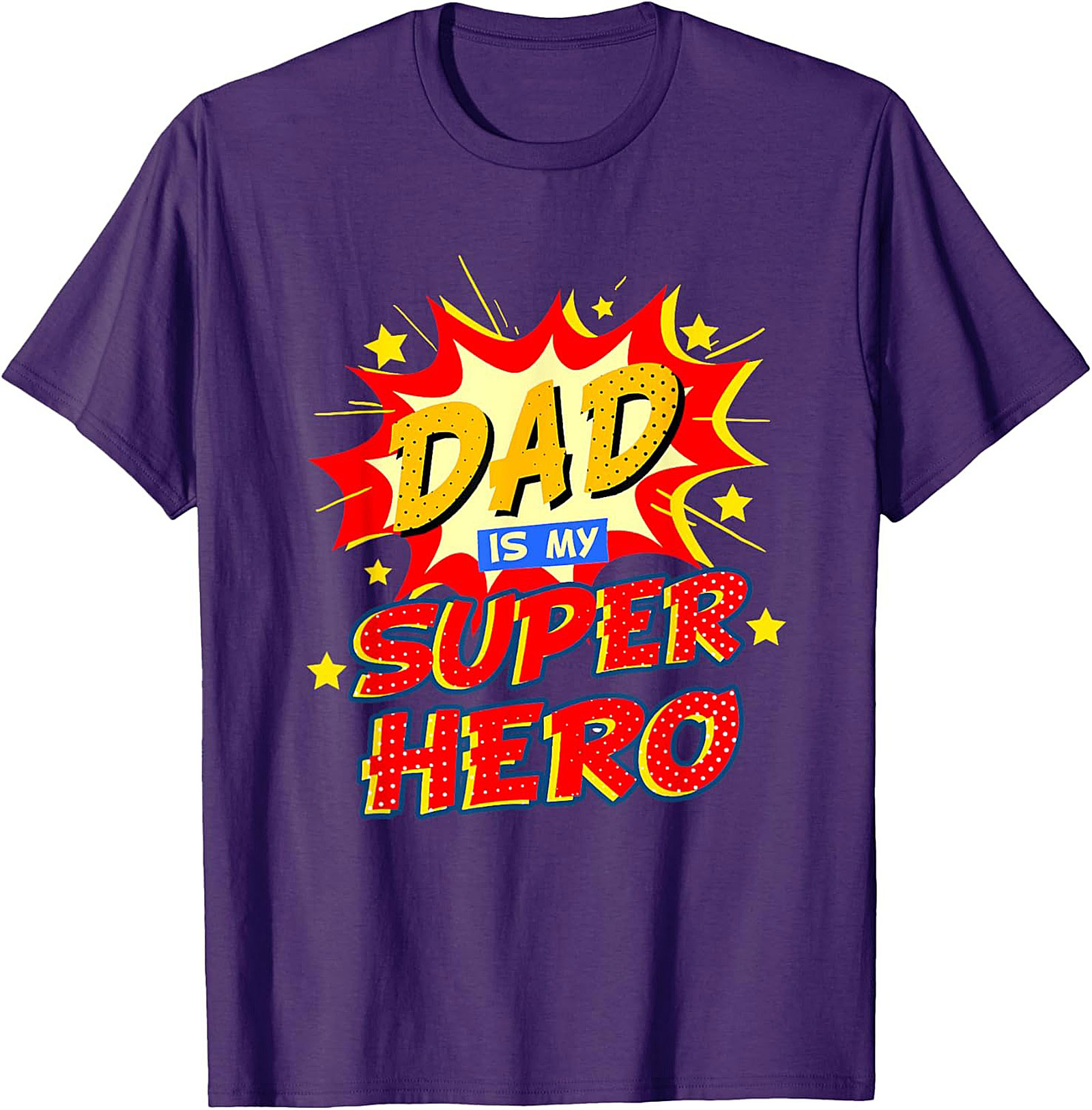 Dad Superhero Graphic Tee  Funny Father's Day Shirt Gift