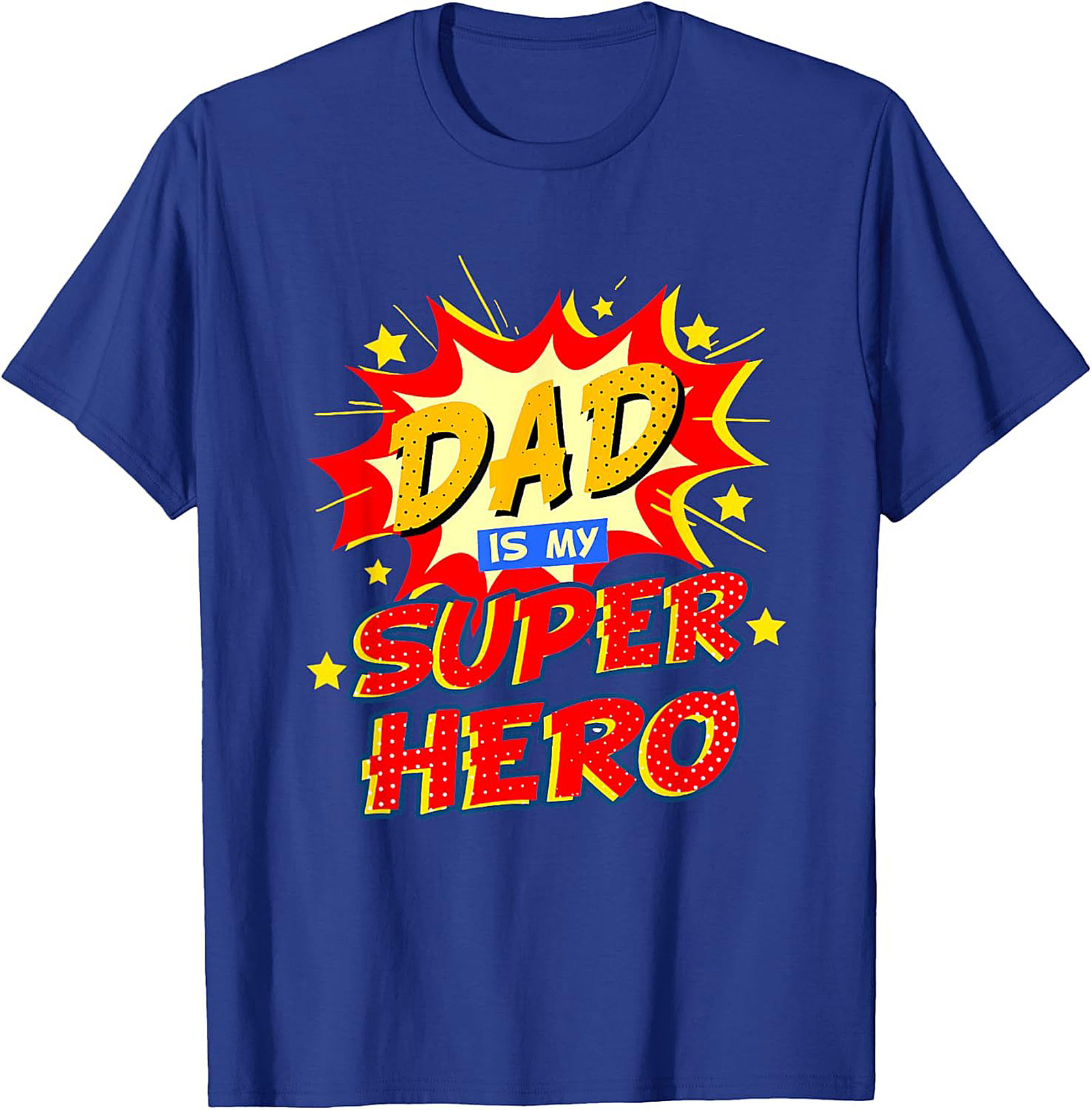 Dad Superhero Graphic Tee  Funny Father's Day Shirt Gift