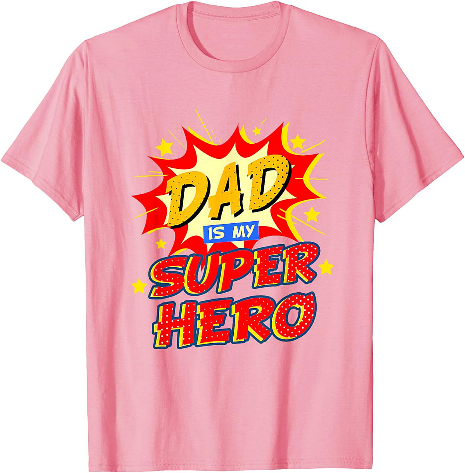 Dad Superhero Graphic Tee  Funny Father's Day Shirt Gift