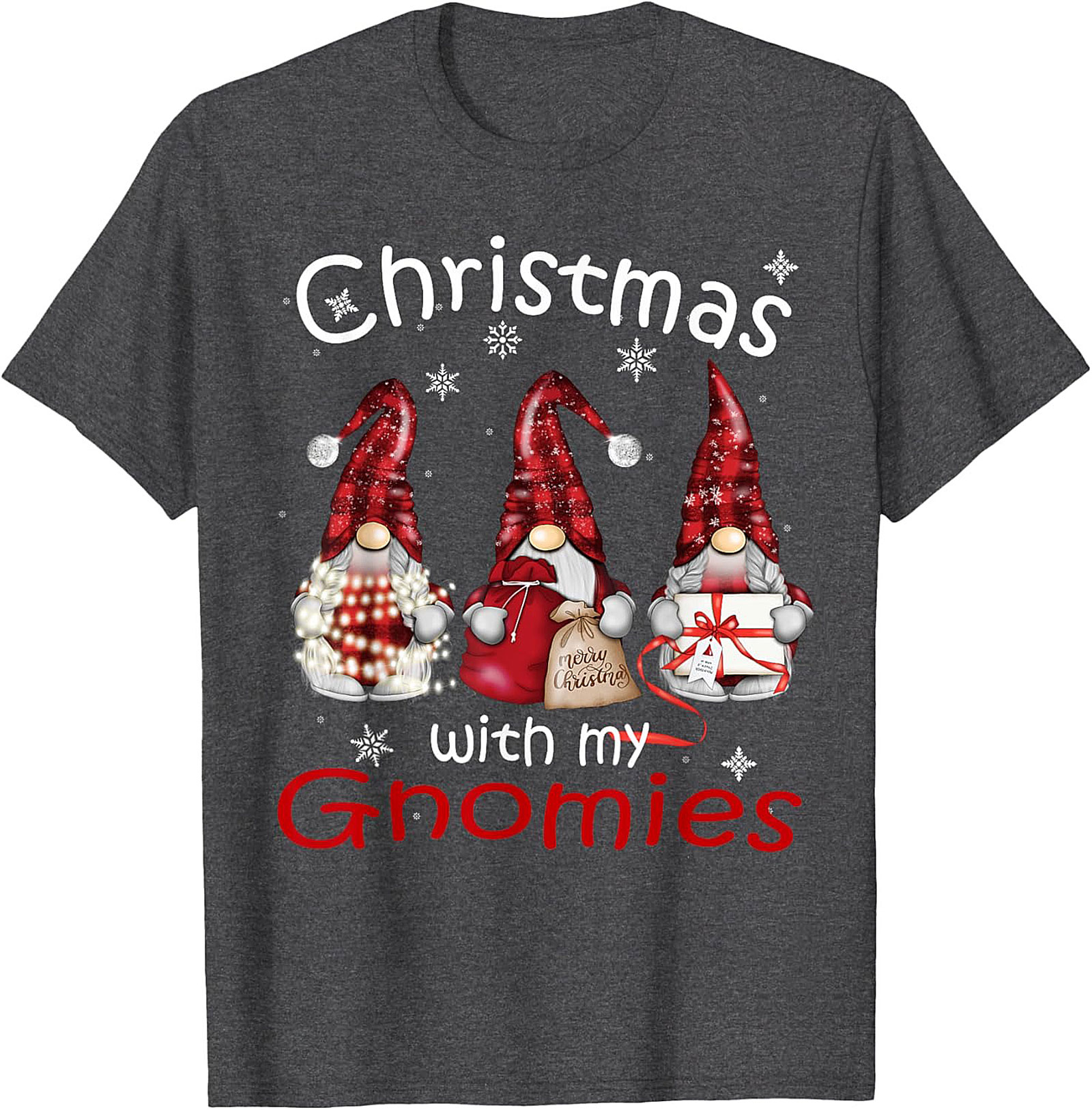 Funny Christmas Gnomes T-shirt Gnomies Graphic Tee