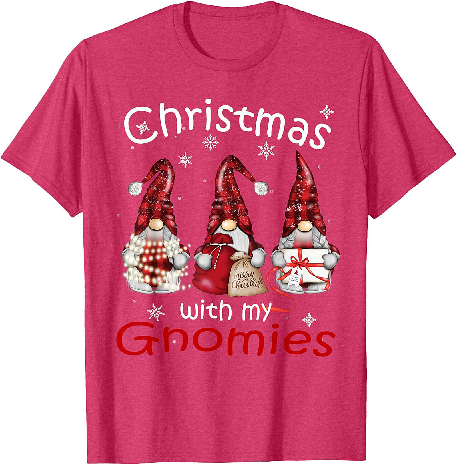Funny Christmas Gnomes T-shirt Gnomies Graphic Tee